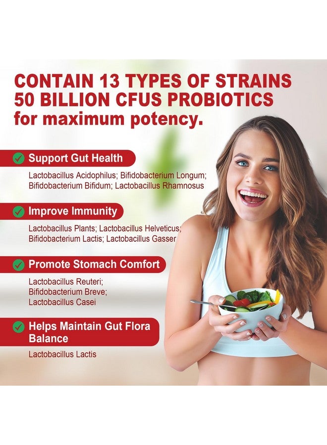 NEVISS Probiotic + Prebiotic Gummies for Adults & Kids 4+ (Made in USA), Sugar Free Chewable 50 Billion CFUs w/Fiber, Vitamin B1 B2 D3 & Zinc, for Digestive & Gut Health, Boost Microflora Diversity, 60 Cts - Image 4