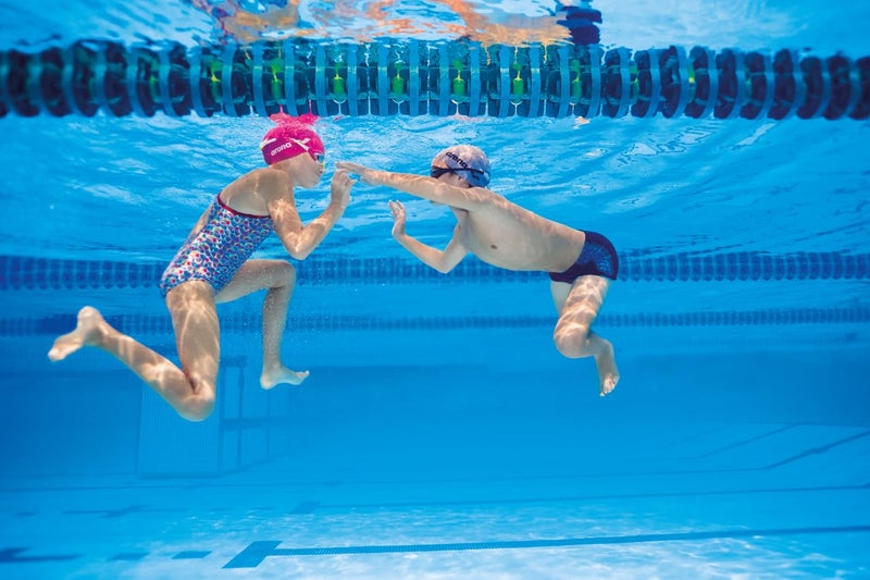 ARENA Tracks Unisex Junior Youth Essential Racing Swim Goggles Kids Swimmers Young Racers 6-12 Anti-Fog Coated Mirror Lens, Silver/White/Fuchsia - Image 4