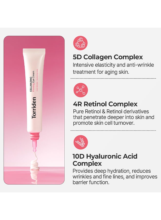 Torriden Cellmazing Collagen Firming Eye Cream 30ml, Anti Wrinkle, Darkening And Dark Circles Care, Collagen Firming Eye Cream - Image 5