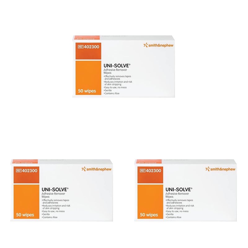 Smith&nephew مناديل إزالة اللاصق Uni Solve 402300، عبوة من 150 - Image 1