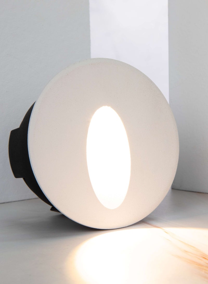 UCANDLE 6Pcs Round Drawer Spotlight White Frame  - Image 1