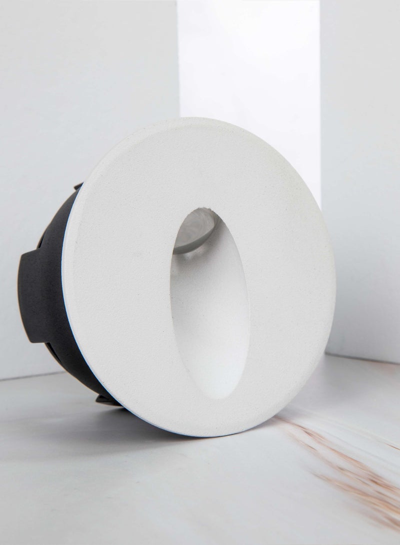 UCANDLE 6Pcs Round Drawer Spotlight White Frame  - Image 4