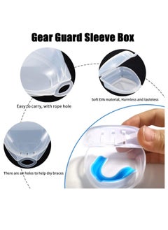 Bukela 2Pcs Mouth Guard, Adults and Youth Mouth Guards Sports Mouthguard, Professional Mouthpieces Braces EVA Double Colored for Boxing MMA Rugby Football Basketball Muay Judo Karate  - Image 3