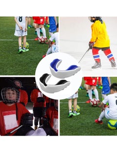 Bukela 2Pcs Mouth Guard, Adults and Youth Mouth Guards Sports Mouthguard, Professional Mouthpieces Braces EVA Double Colored for Boxing MMA Rugby Football Basketball Muay Judo Karate  - Image 5