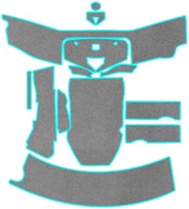 QASULER Forza 350 NSS350 Motorcycle Rear Trunk Cargo Liner Protector - Image 4