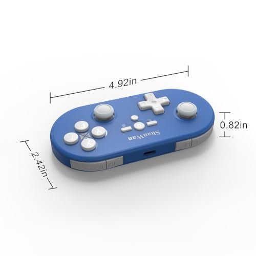 ShanWan Wireless Bluetooth Controller is Compatible With the SwitchSwitch 2 Firmware Update Required Steam Deck PC Android iPhone iPad and macOS It Features Customizable Buttons and Macros Motion Controls linear Motor Vibration Joysticks Triggers and a Dpad - Image 3