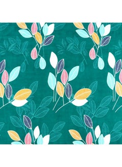 BSB HOME BSB HOME 144 TC Double Floral Bedsheet with 2 Pillow Covers | 120 GSM Soft Brushed Microfiber - Breathable & Wrinkle Free - (88 X 90 Inch, Dark Green & Yellow)  - Image 3