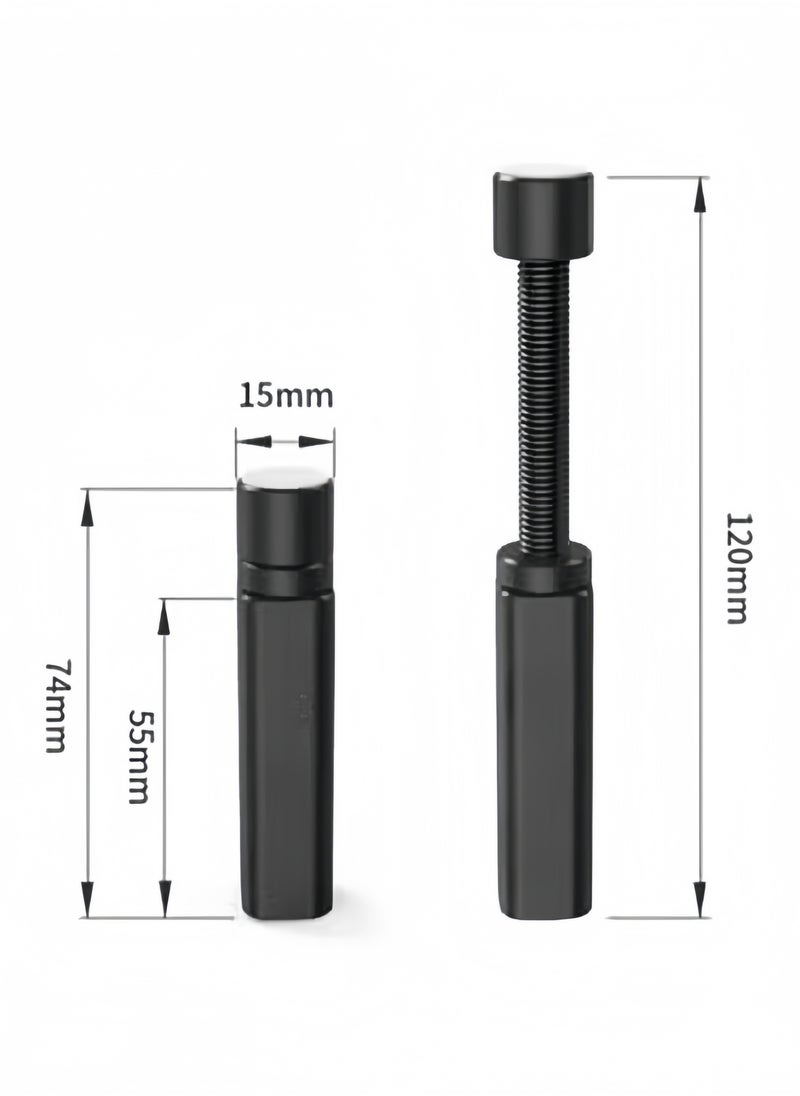 Generic - Graphics Card GPU Bracket Holder, Adjustable Height Support Jack Stand Design, Stronger Magnet Along With Silicone Pad, Anodized Aluminum, Telescopic Screw Design - Image 1