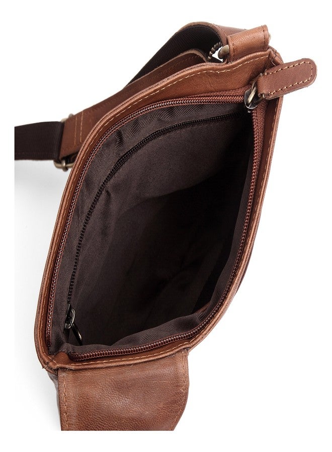 WildHorn Sling Crossbody Bag for Men, Stylish Chest Shoulder Bag for Men Women, Adjustable Strap for Daily Commuting Travel Outdoor Activities (TAN) - Image 3