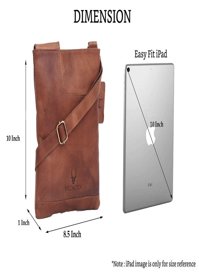 WildHorn Sling Crossbody Bag for Men, Stylish Chest Shoulder Bag for Men Women, Adjustable Strap for Daily Commuting Travel Outdoor Activities (TAN) - Image 2