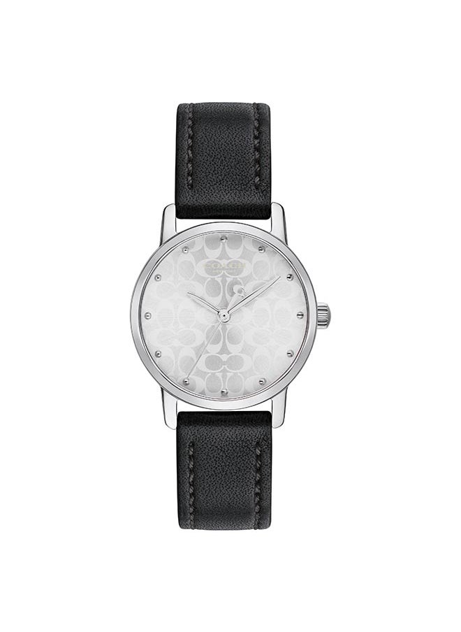 COACH Women's Analog Round Shape Leather Wrist Watch 14503875 - 28 Mm  - Image 1