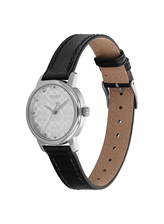 COACH Women's Analog Round Shape Leather Wrist Watch 14503875 - 28 Mm  - Image 3
