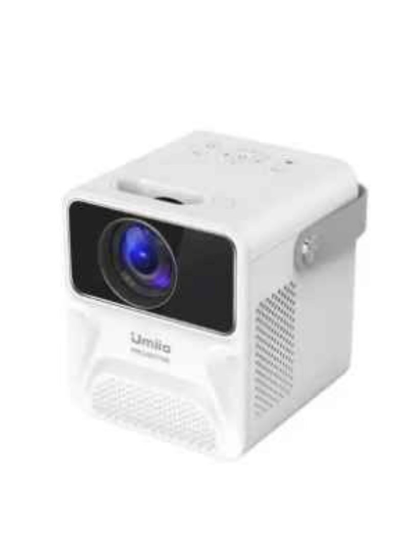 ELTRAZONE Smart Android 700ANSI Lumens Auto Focus And Auto Keystone 1080P 4K Android 9.0 TV Download Apps Bluetooth WiFi Portable Home Theater Video Projector BBQ7 White  - Image 1