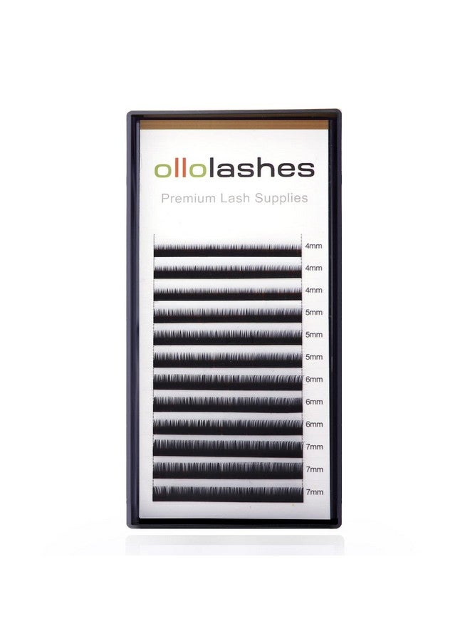 اولولاشز ملحقات الرموش السفلية C Curl 0.07 مم Mix47Mm 4 مم 5 مم 6 مم 7 مم ملحقات الرموش السفلية باللون الأسود (Mix47Mm 0.07 C Curl) - Image 5