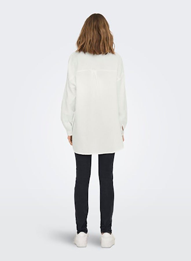ONLY Womens Thyra Oversized Shirt Woven - Image 5