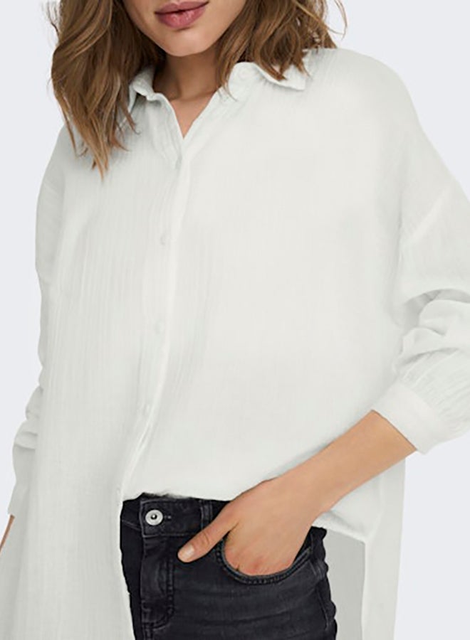 ONLY Womens Thyra Oversized Shirt Woven - Image 4