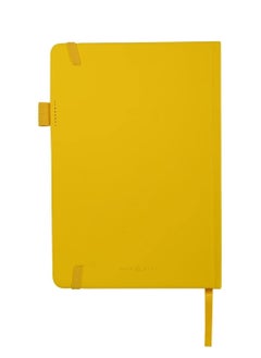 CUIR ALLY Cuir Ally Dexter Smart Erasable & Reusable Notebook (Yellow), For Goals & Time Management, Includes Pen  - Image 4