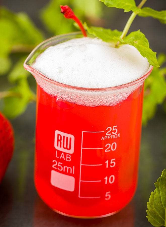 Restaurantware RW Lab 25 ML Glass Beakers, 10 Dishwasher Safe Cocktail Mixing Glasses - Chemistry-Inspired, Scratch Resistant, Clear Glass Cocktail Beakers, For Shots, Cocktails, Or Beverages - Image 5