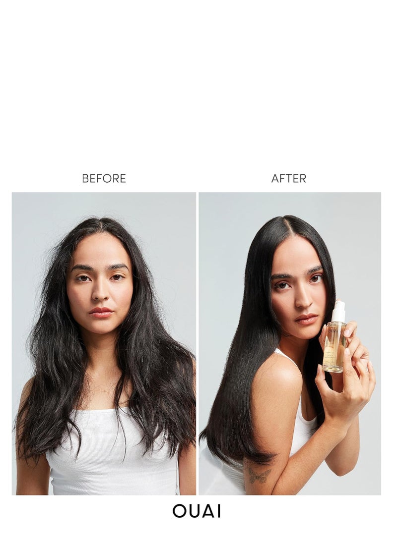 Ouai - OUAI Hair Oil - Hair Heat Protectant Oil for Frizz Control - Adds Hair Shine and Smooths Split Ends - Color Safe Formula - Paraben, Phthalate and Sulfate Free (1.5 oz) - Image 1