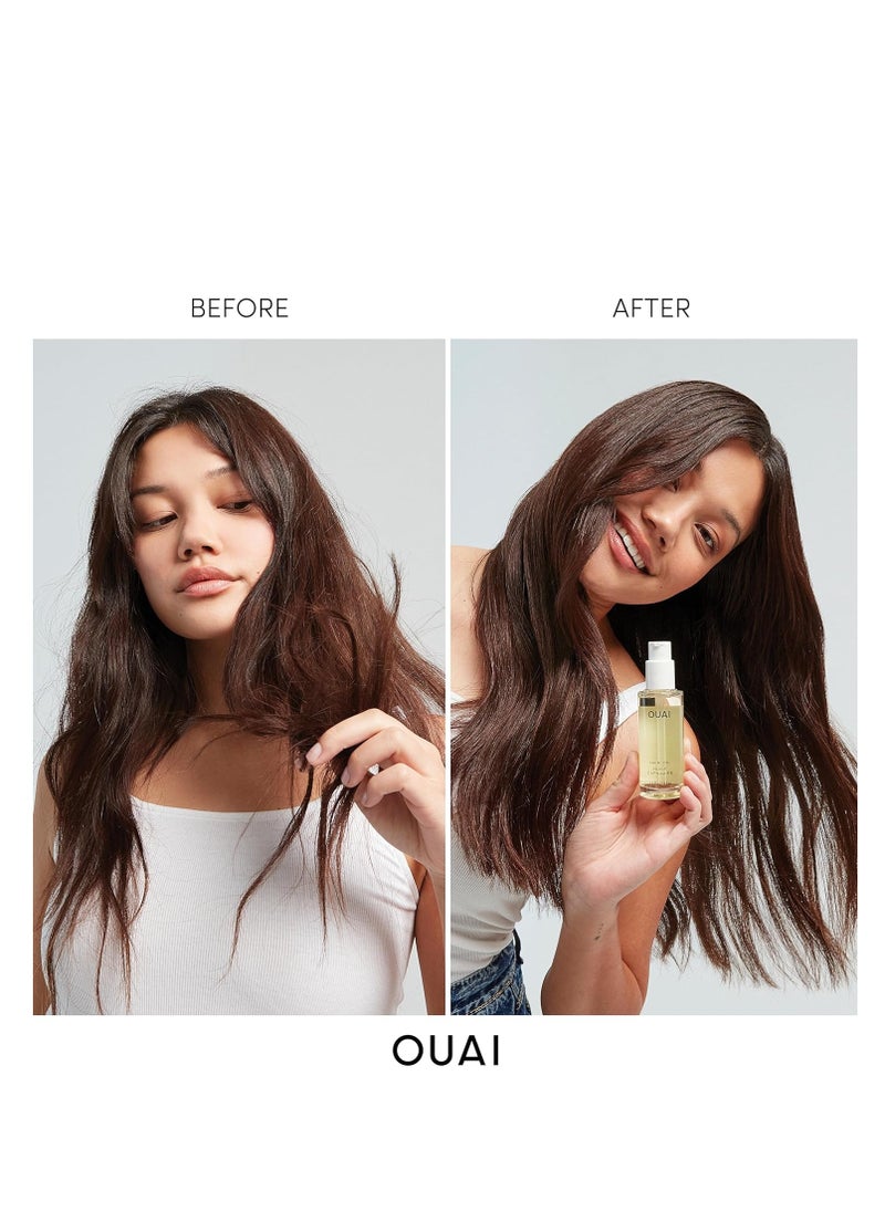 Ouai - OUAI Hair Oil - Hair Heat Protectant Oil for Frizz Control - Adds Hair Shine and Smooths Split Ends - Color Safe Formula - Paraben, Phthalate and Sulfate Free (1.5 oz) - Image 1