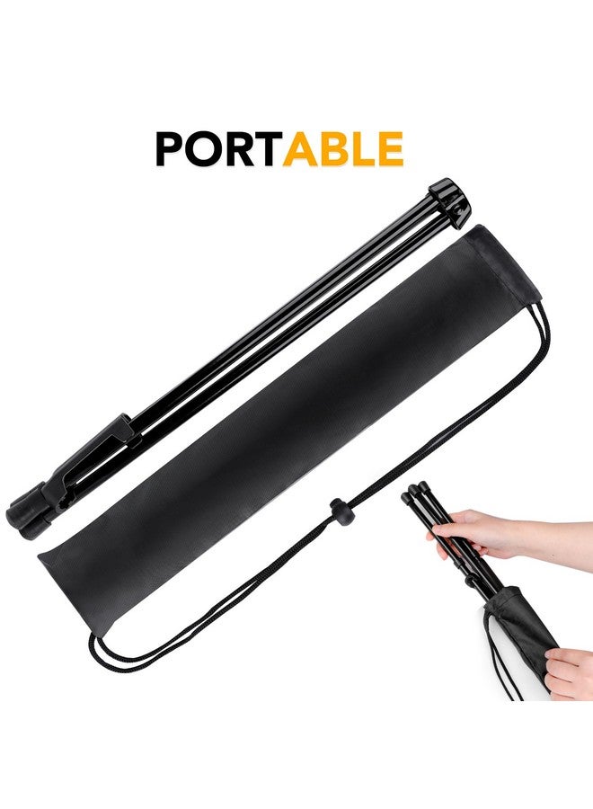 AROIC 3Pack 14'' Tabletop Easel, Black Steel Table Top Easels For Display, Small Portable Tripod Stand, Adjustable Holders - Display Paintings, Frame Pictures,Signs, Posters (With 3 Storage Bags) - Image 5
