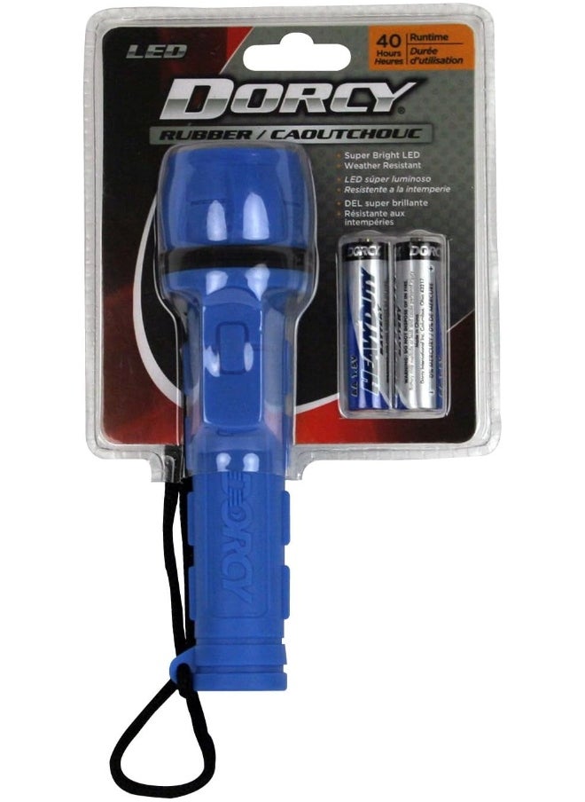DORCY Dorcy LED Rubber Flashlight 40 Lumen Assorted 1 Piece  - Image 2
