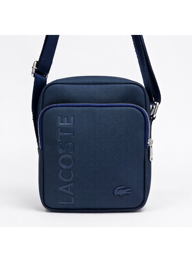 Lacoste Navy Crossbody Bag – Modern Compact Shoulder Bag