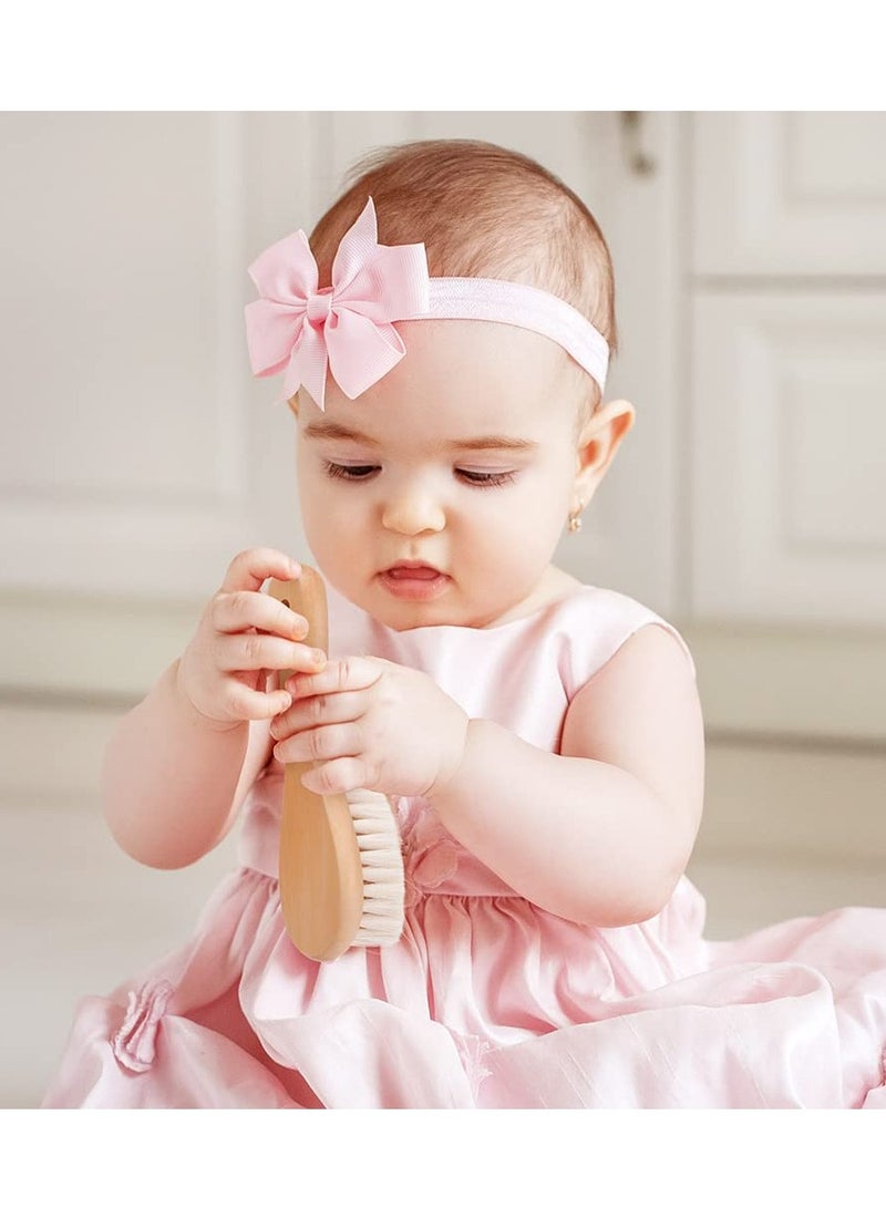 haakaa Goat Wool Baby Hair Brush and Comb Set 2 Pieces - Image 5