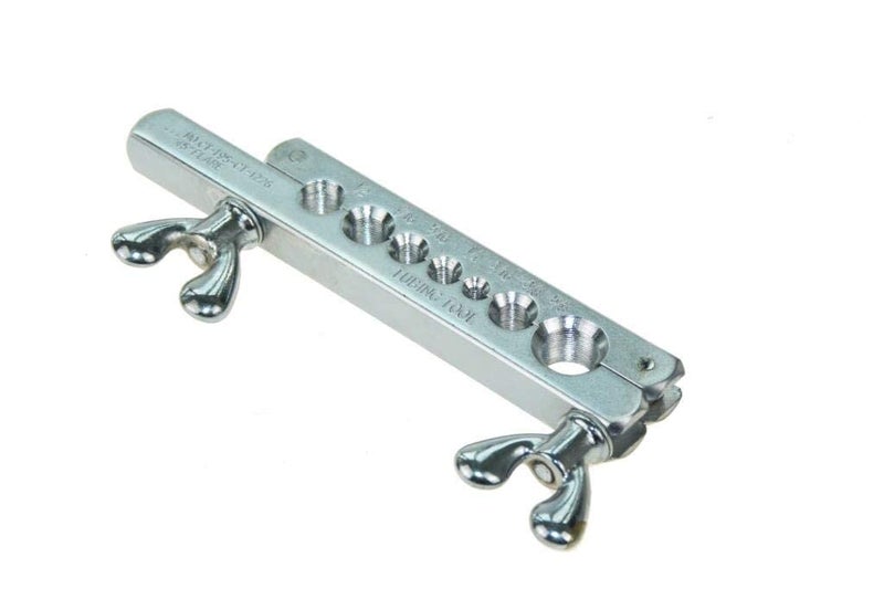 ISC 7 Dies Flaring Tools Set Air Conditioning Parts Special Maintenance Tool Air Conditioner Car Refrigerator Copper Tube Tool 6"Inch Long Nose Plier, 3-28mm Tube Cutter Set - Image 4