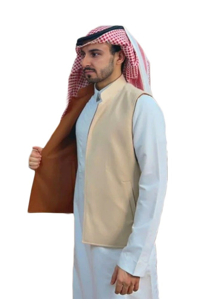 آر إس سديري رجالي دبل فيس شتوي صوف كشميري - Image 1