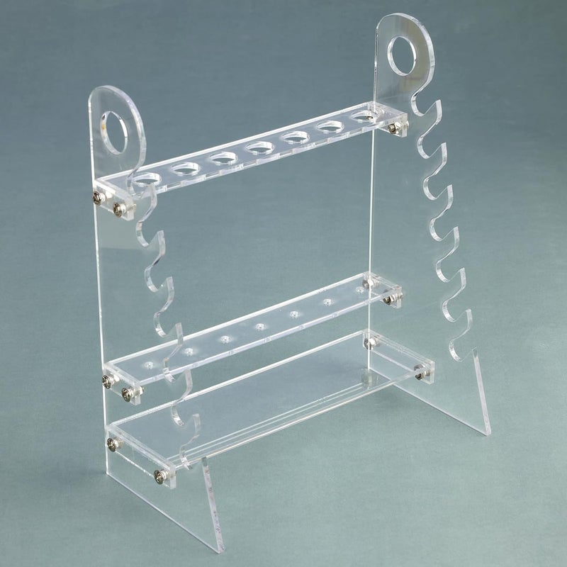 stonylab Pipette Rack, Detachable Plexiglass Pipette Holder Stand Pipet Rack with 1.5 cm Hole Diameter - Image 5