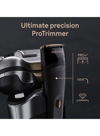 Braun Series 9 Pro+ Efficient & Gentle, 5 Shaving element, Ultimate Precision ProTrimmer, 60-min  Runtime, Wet and Dry - 9519s multicolour - view 5