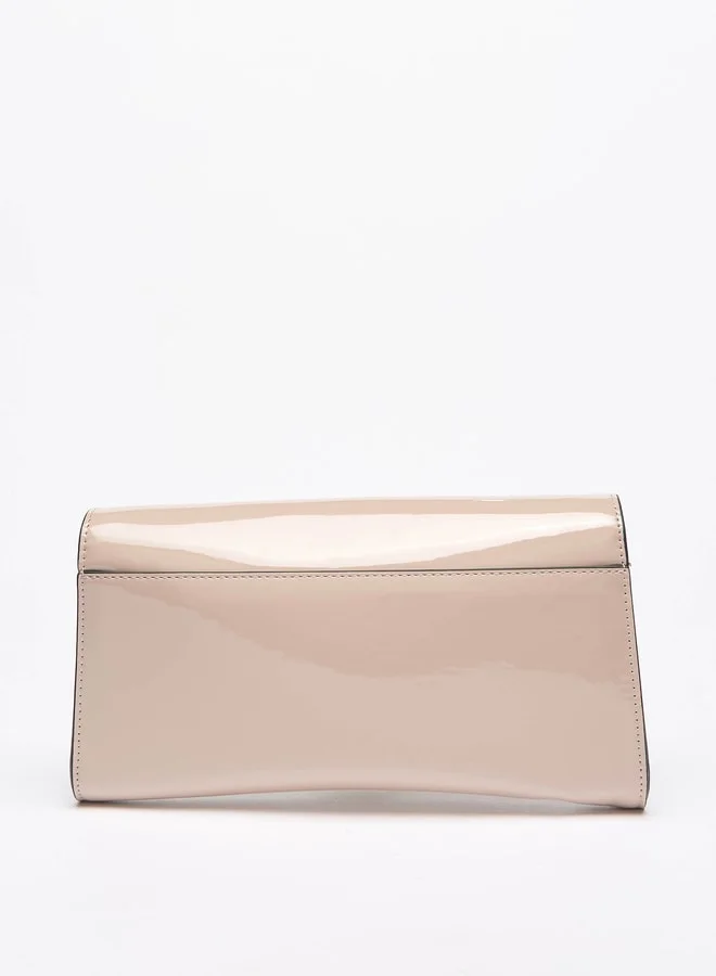 Celeste Women's Solid Crossbody Bag with Magnetic Closure and Chain Strap