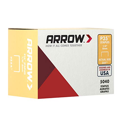 Arrow Fastener Arrow 354 P35 Heavy Duty Staples for Paper, Bags, Cardboard, and Crafts, 1/4-Inch Leg Length, 3/8-Inch Crown Size, 5040-Pack - Image 3