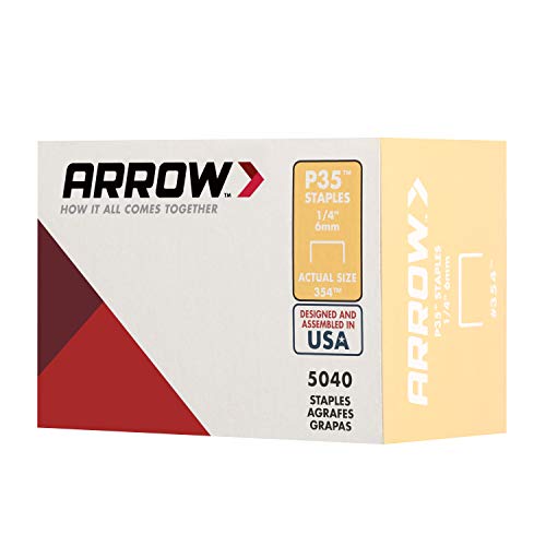 Arrow Fastener Arrow 354 P35 Heavy Duty Staples for Paper, Bags, Cardboard, and Crafts, 1/4-Inch Leg Length, 3/8-Inch Crown Size, 5040-Pack - Image 2
