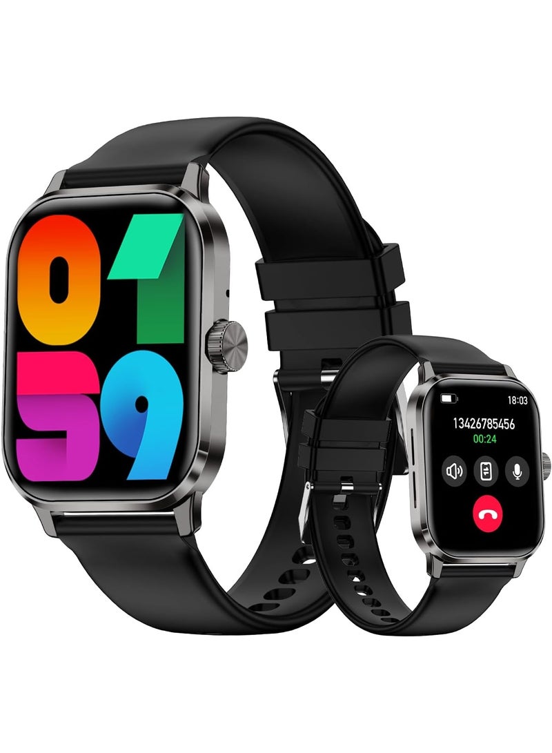 Baytion Smart Watch for Women Men,Baytion Fitness Tracker Watch for Android Phones iPhone Compatible,IP67 Waterproof HD Smart Watches with Blood Pressure,Heart Rate Monitor - Image 1
