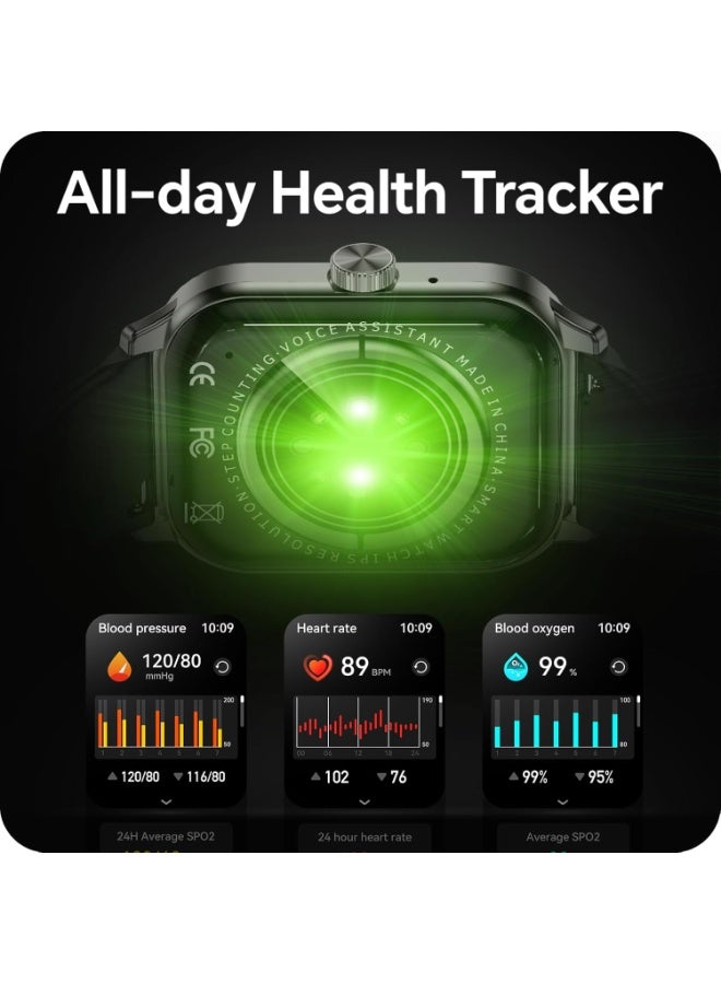 Baytion Smart Watch for Women Men,Baytion Fitness Tracker Watch for Android Phones iPhone Compatible,IP67 Waterproof HD Smart Watches with Blood Pressure,Heart Rate Monitor - Image 4