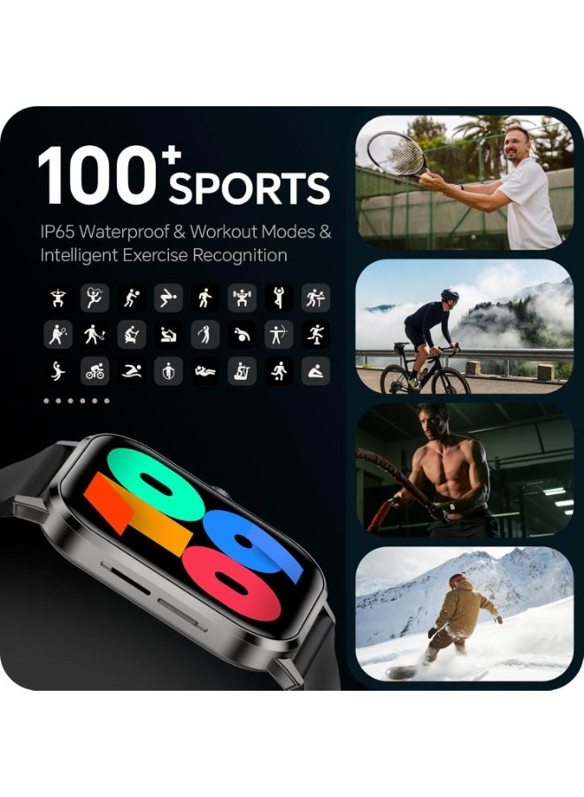 Baytion Smart Watch for Women Men,Baytion Fitness Tracker Watch for Android Phones iPhone Compatible,IP67 Waterproof HD Smart Watches with Blood Pressure,Heart Rate Monitor - Image 3