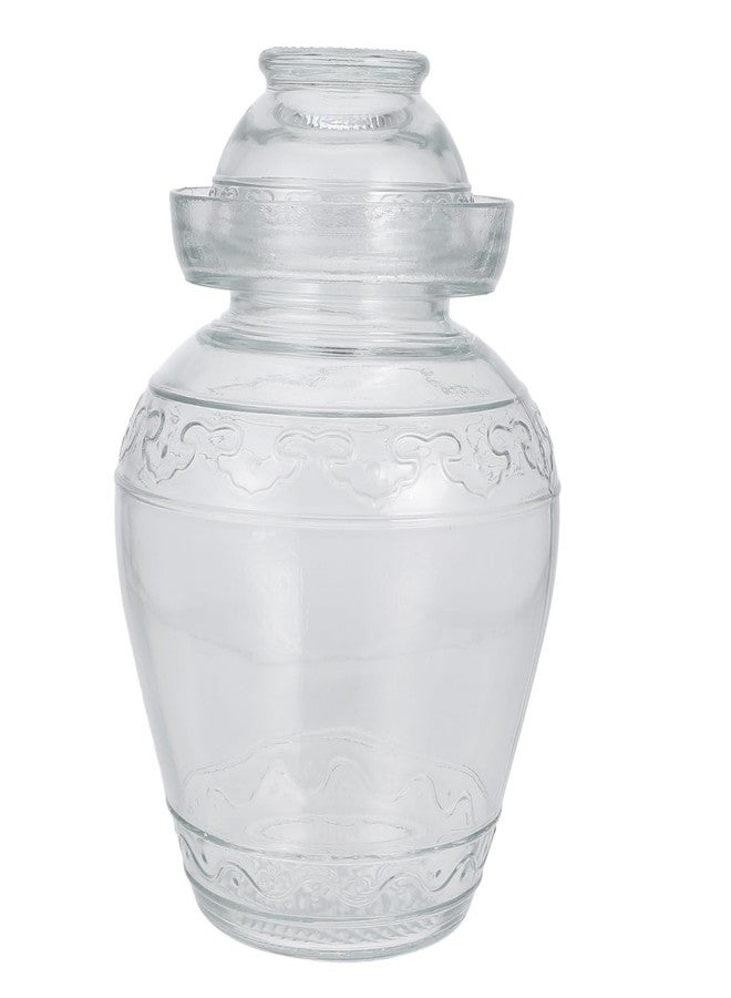 ياردوي مرطبان تخمير زجاجي سعة 2.5 لتر مع غطاء محكم الإغلاق، طقم تخمير للمخللات، والكيمتشي، والملفوف المخلل، والكومبوتشا، والتعليب، وتخمير النبيذ - Image 1