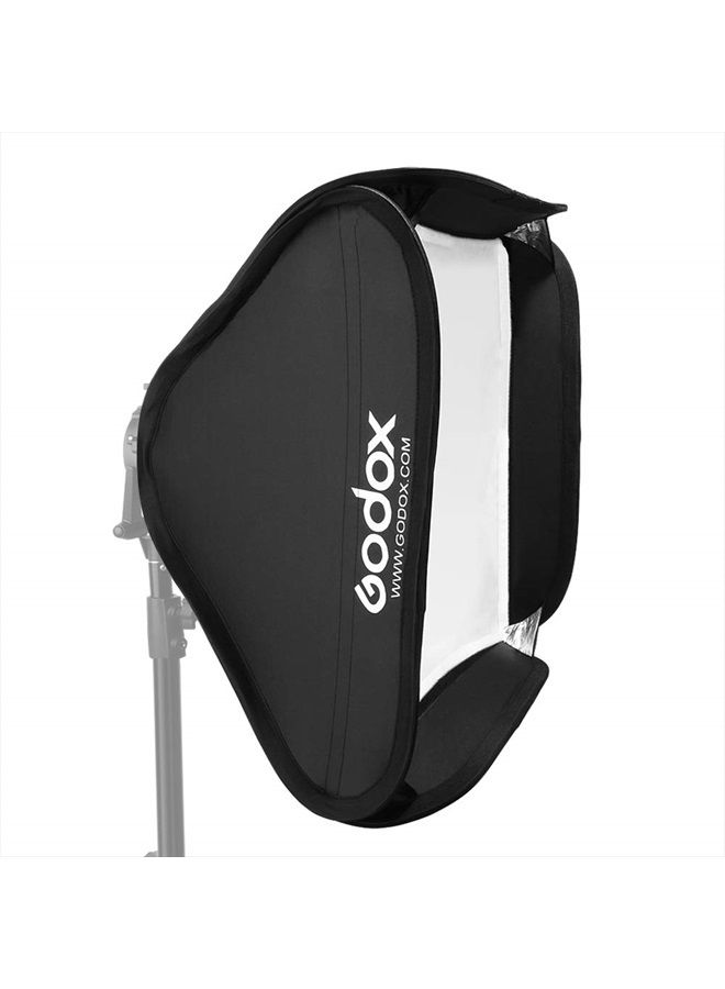 Godox 24"x24"/60cmx60cm Portable Collapsible Softbox Kit for Camera Photography Studio Flash fit Bowens Elinchrom Mount - Image 3