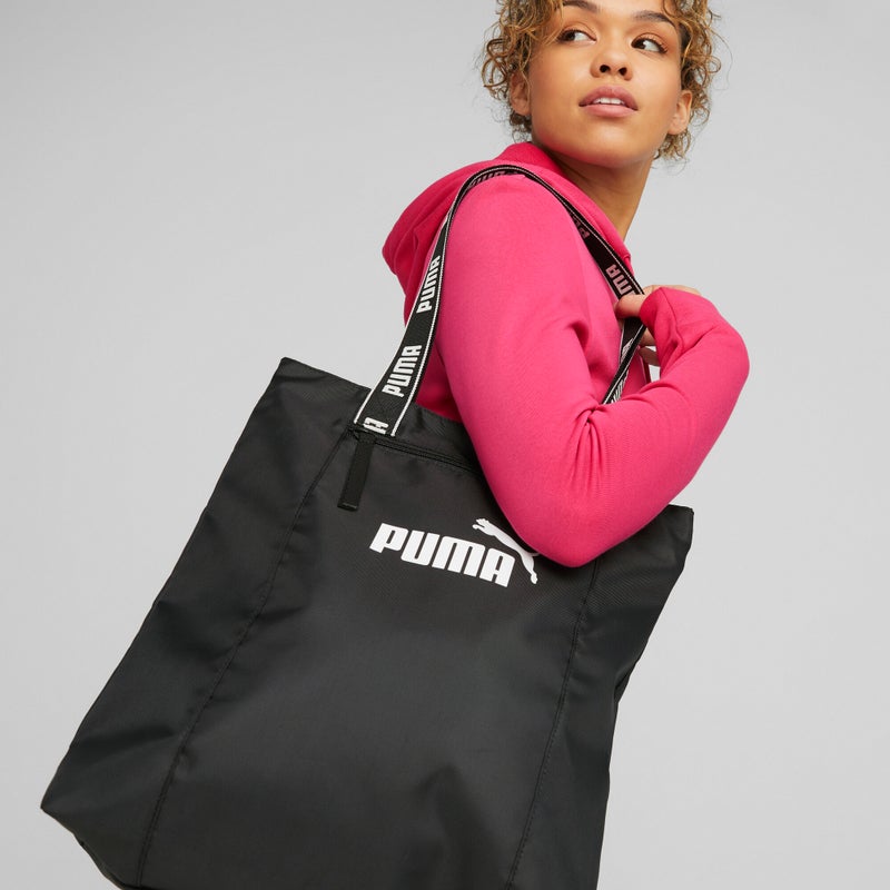 PUMA Core Base Womens Black Shopper Bag - Image 2
