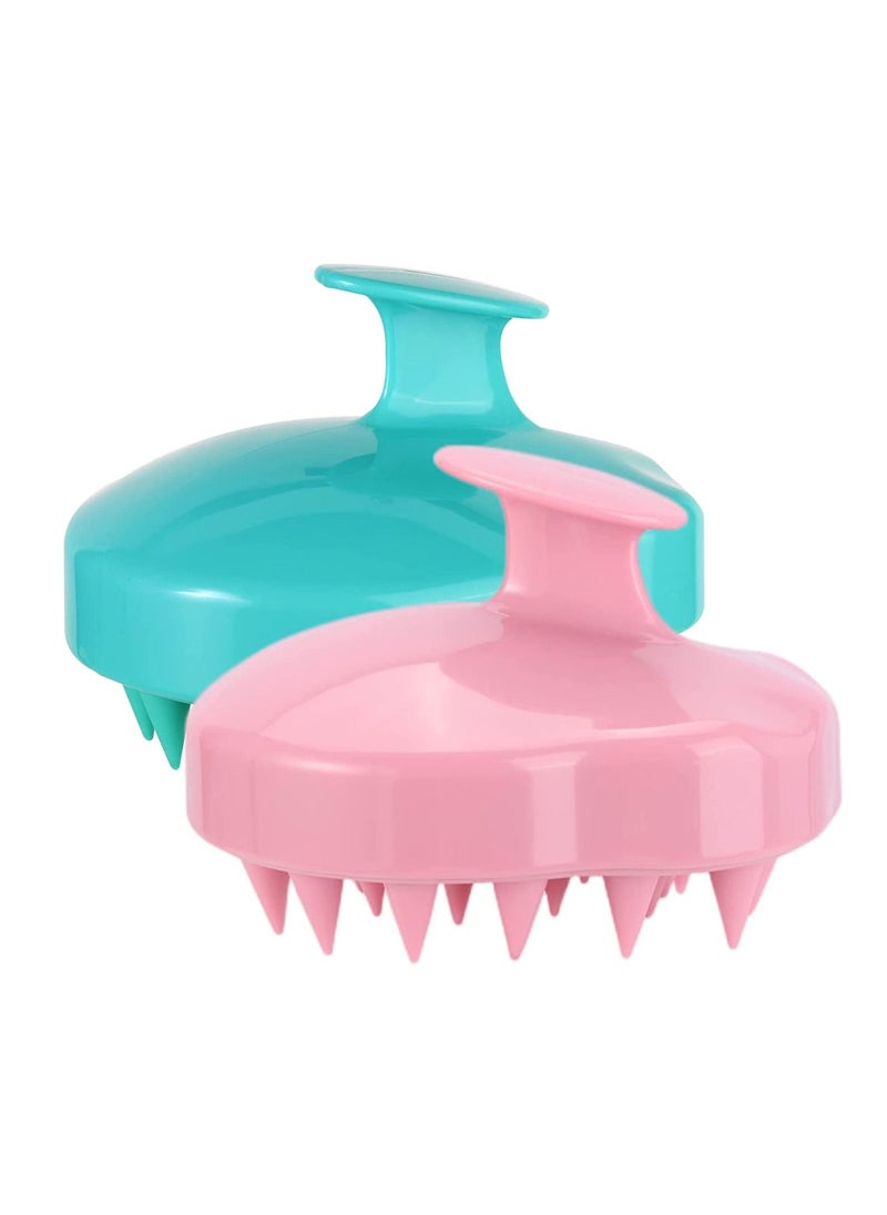 ORiTi Silicone Hair Scalp Massager Shampoo Brush Dandruff Cleaning Brush Scalp Scrubber for Washing Hair  - Image 1
