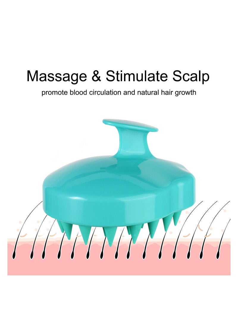 ORiTi Silicone Hair Scalp Massager Shampoo Brush Dandruff Cleaning Brush Scalp Scrubber for Washing Hair  - Image 2