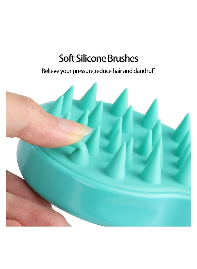 ORiTi Silicone Hair Scalp Massager Shampoo Brush Dandruff Cleaning Brush Scalp Scrubber for Washing Hair  - Image 5