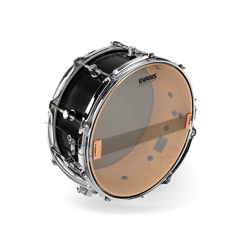 Evans Clear 500 Snare Side Drum Head - Single Ply 5mil Film Drumhead - Ideal for Deep Drums or Heavy Rock - 14 Inch - Image 1
