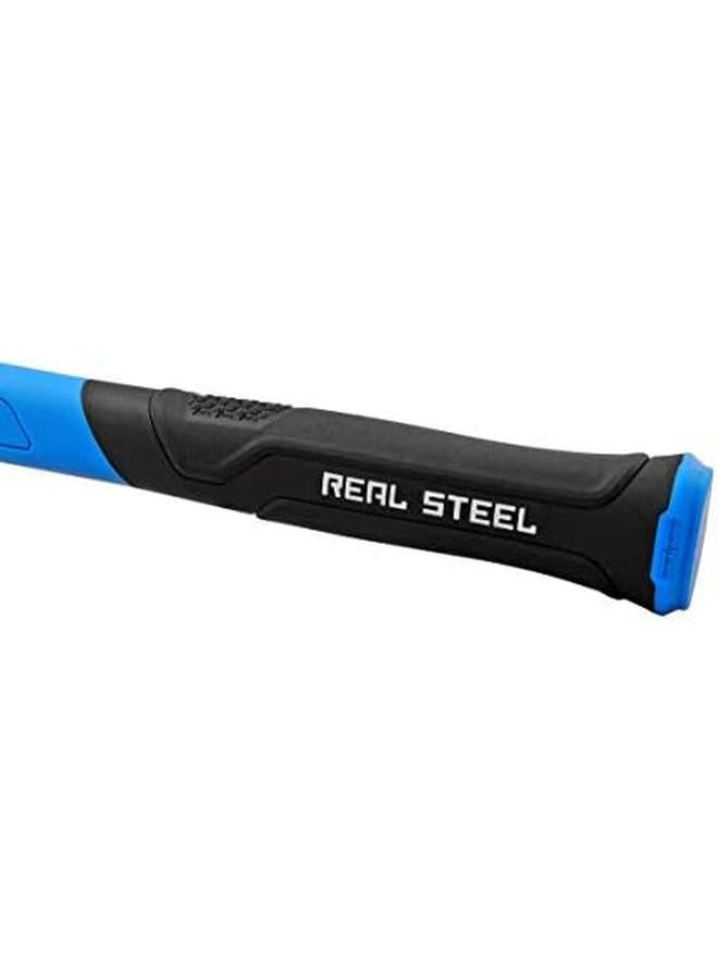 Real Steel Ball Peen Hammer 24 Oz With Non Slip Cushion Grip Jacketed Graphite Forged Ball Pein Hammer 0505  - Image 3