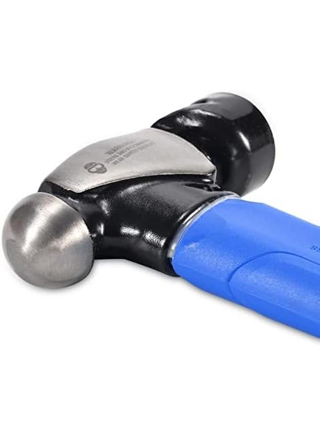 Real Steel Ball Peen Hammer 24 Oz With Non Slip Cushion Grip Jacketed Graphite Forged Ball Pein Hammer 0505  - Image 4