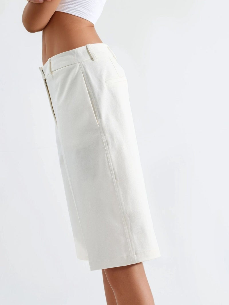 HICCUP Straight Fit Bermuda Shorts (w/out Belt) - Image 3