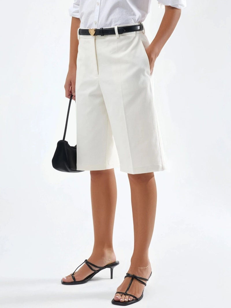 HICCUP Straight Fit Bermuda Shorts (w/out Belt) - Image 1