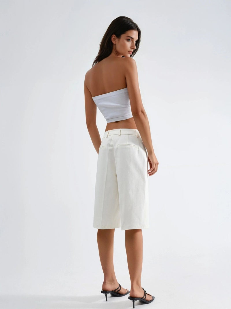 HICCUP Straight Fit Bermuda Shorts (w/out Belt) - Image 4